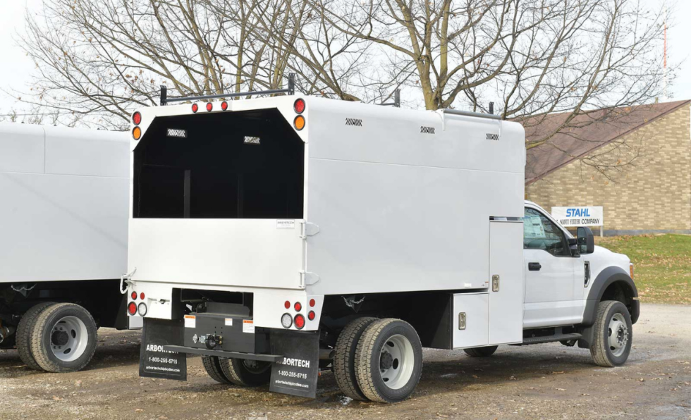 Removable Roof Chip Body for Chipper Truck - ARBORTECH