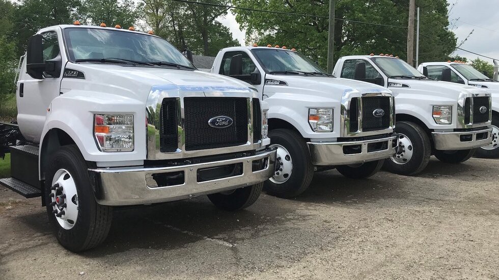 Ford forestry trucks