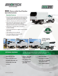 RRB - Removable Roof Body Spec Sheet