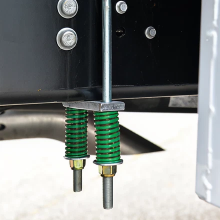 U-bolt mounting for chip bodies